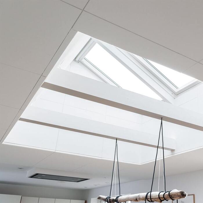 Rockfon Blanka B loftplade hvid 600 x 600 mm - 10-pk.